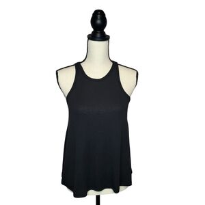 Free People top women's black swing tank racerback scoop neck size XS